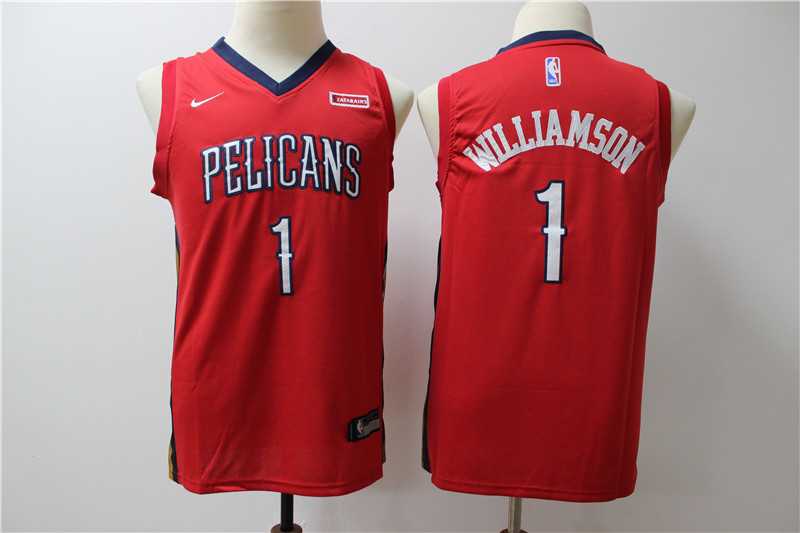 Pelicans 1 Zion Williamson Red Youth Nike Swingman Jersey,We sell and wholesale Pelicans 1 Zion Williamson Red Youth Nike Swingman Jersey on line form chian!